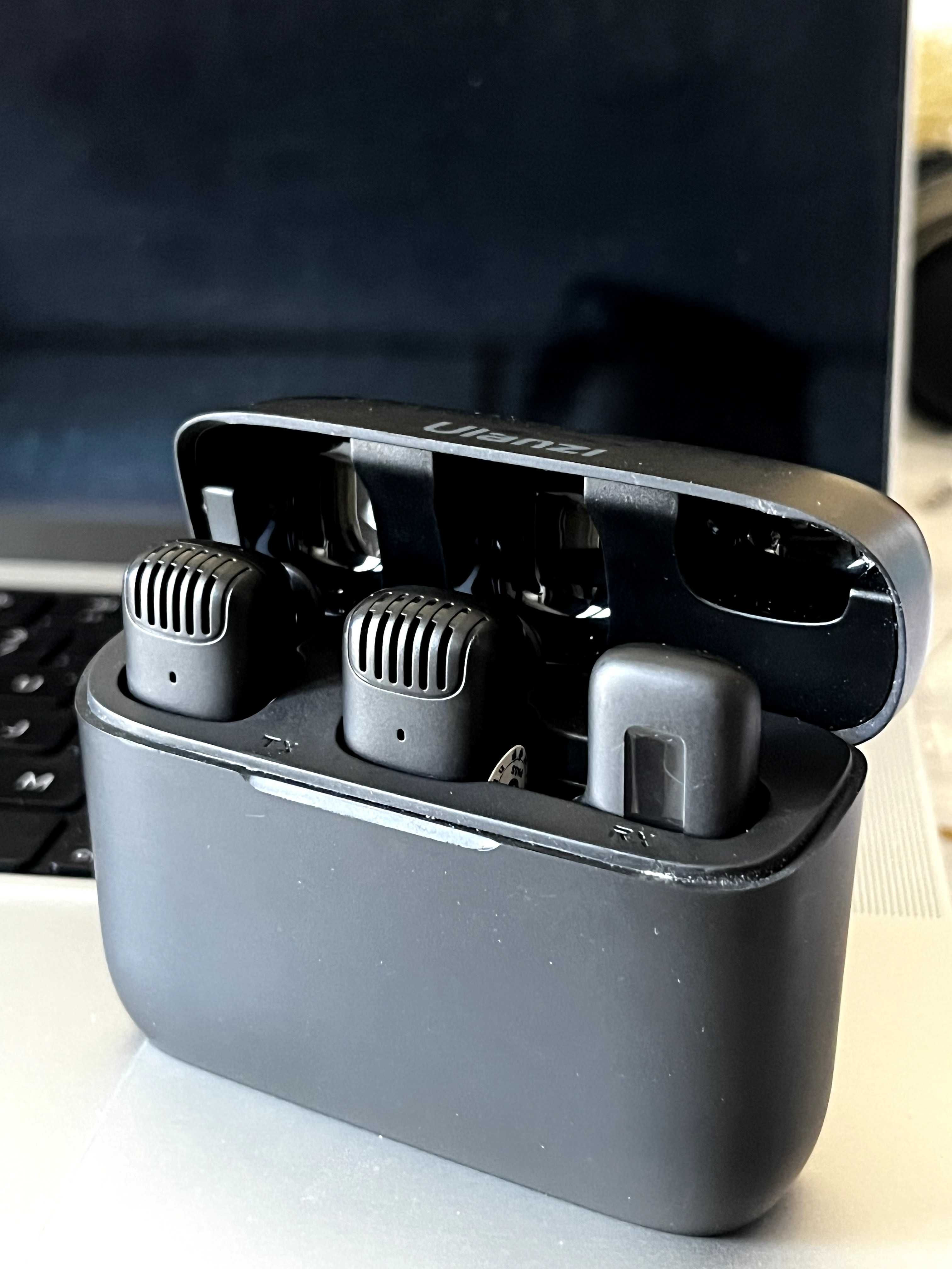 Безжичен микрофон ULANZI J12 с USB C и 3 нива на звуко-изолация)