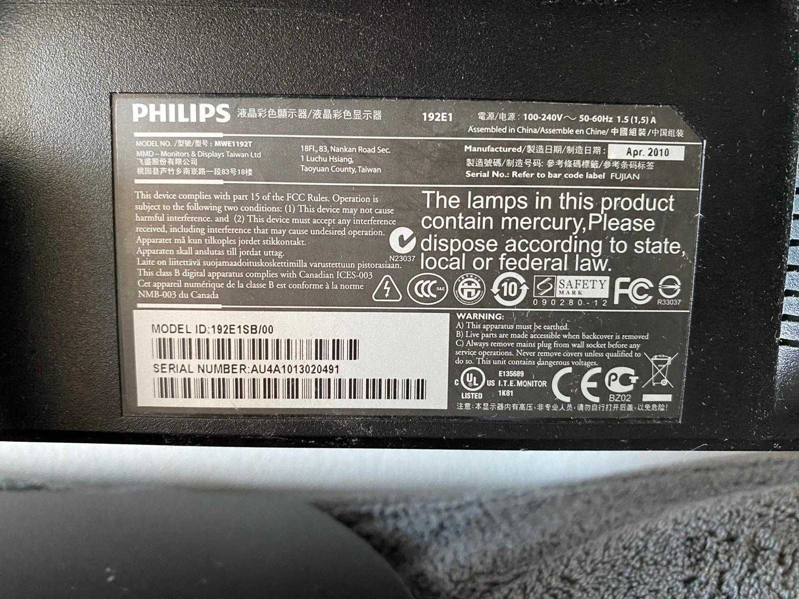 Monitor Philips 19 Inch (50cm)