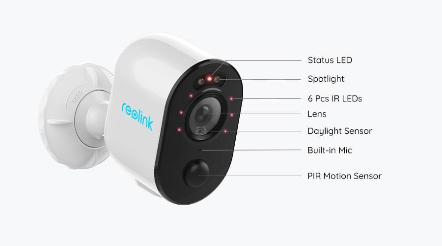 Camera de supraveghere Reolink Argus B330 cu Panou Solar, AI