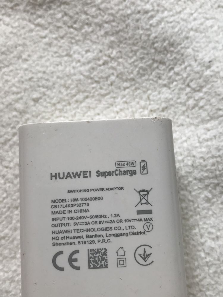 Incarcator Huawei Supercharge 40W (laptop /macbook air/ P40 Pro) usb c