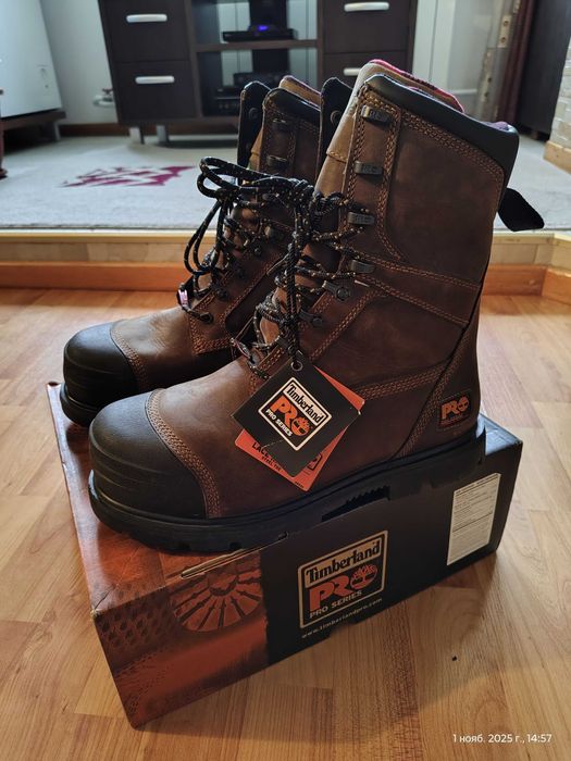 Ботинки Timberland PRO (США),нубук,термо,до-40,оригинал,новые,р-р 42