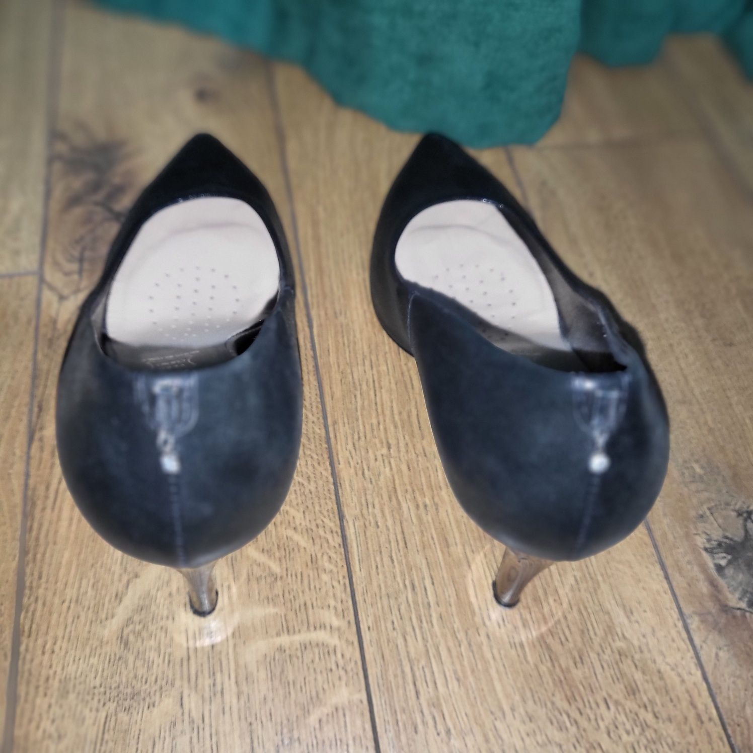 Pantofi piele negri