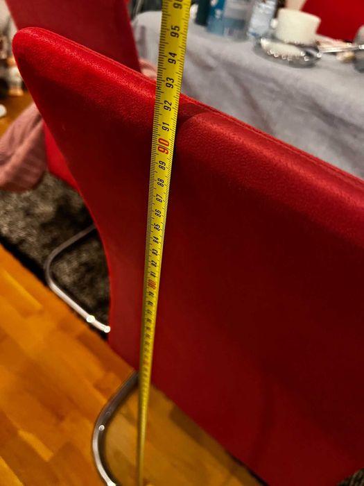 Set Scaune Design Italian Effezeta Cantilever Anii 70 80 Masa Cadou