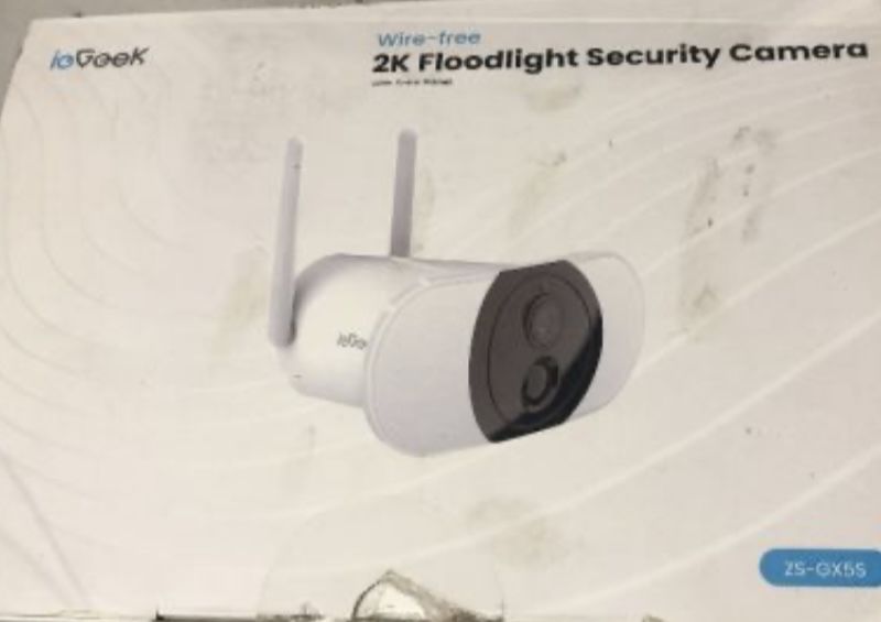 ieGeek IP Соларна, HD външна прожекторна камера ZS-GX5S, соларен панел