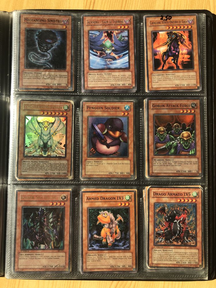 Yu-gi-oh-Carti rare/originale in limba eng și italiana