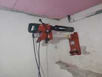 Gaură prin carotare (cu carota profesionala )hotă, centrală, ventilați