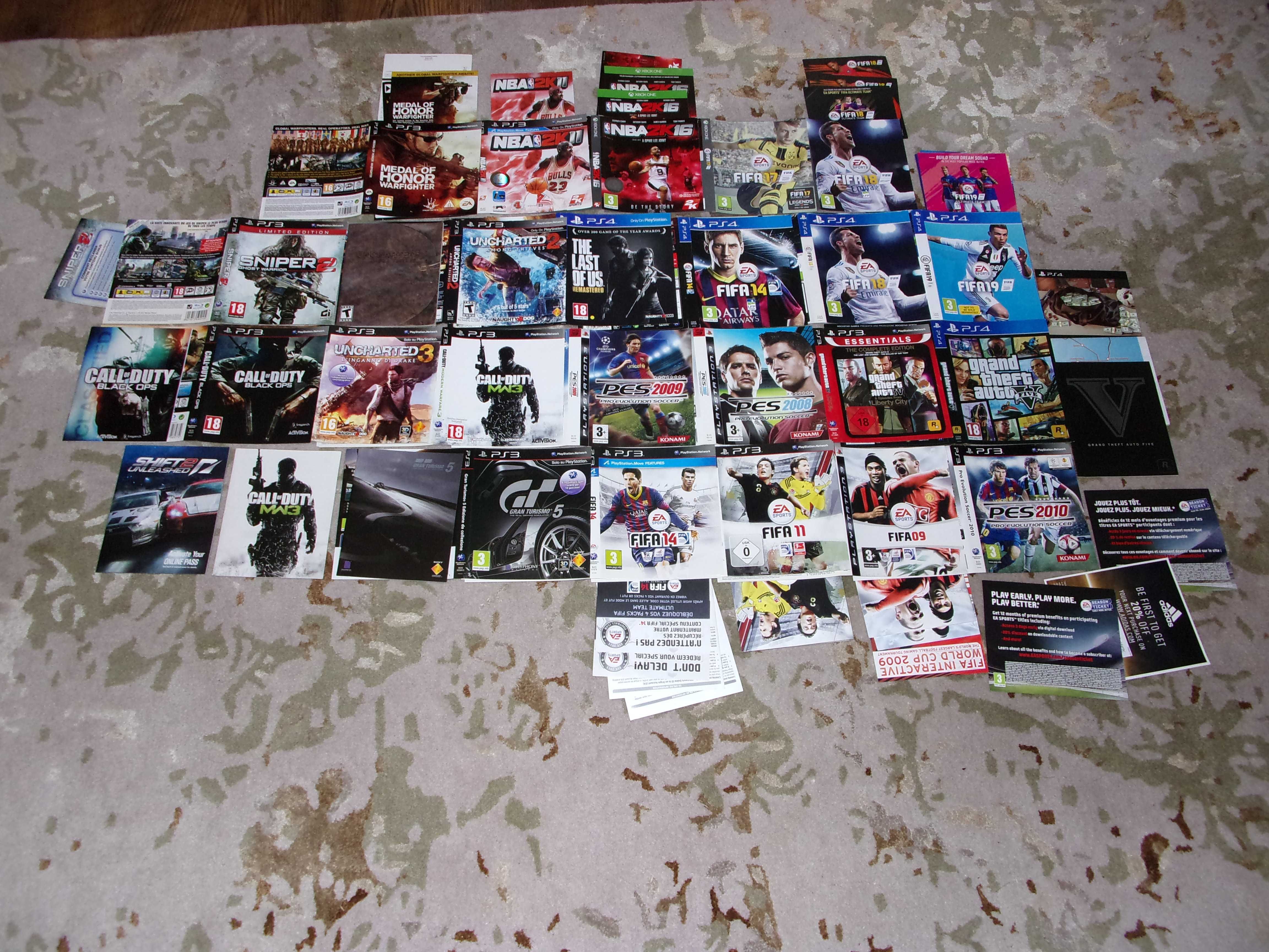 Carcase Postere carticele jocuri PS.2,3,4,PSP,Xbox si WII