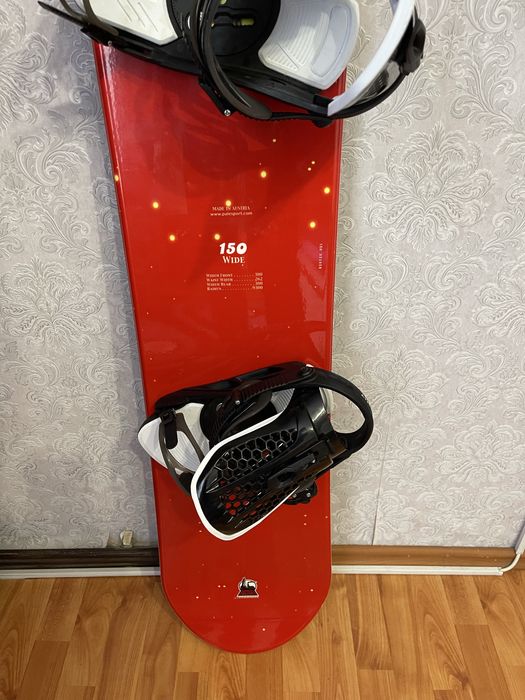 Placa snowboard 150 cm wide cu legaturi