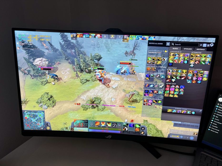 Monitor gaming 2K IPS ASUS ROG Strix XG27AQV Curbat 27” 1 ms 170hz