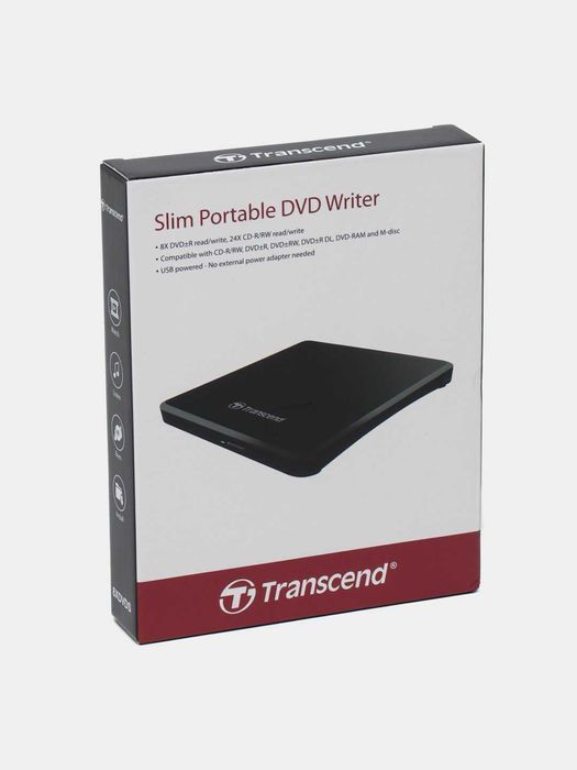 Оптический привод - Transcend TS8XDVDS-K (USB DVD-RW)
