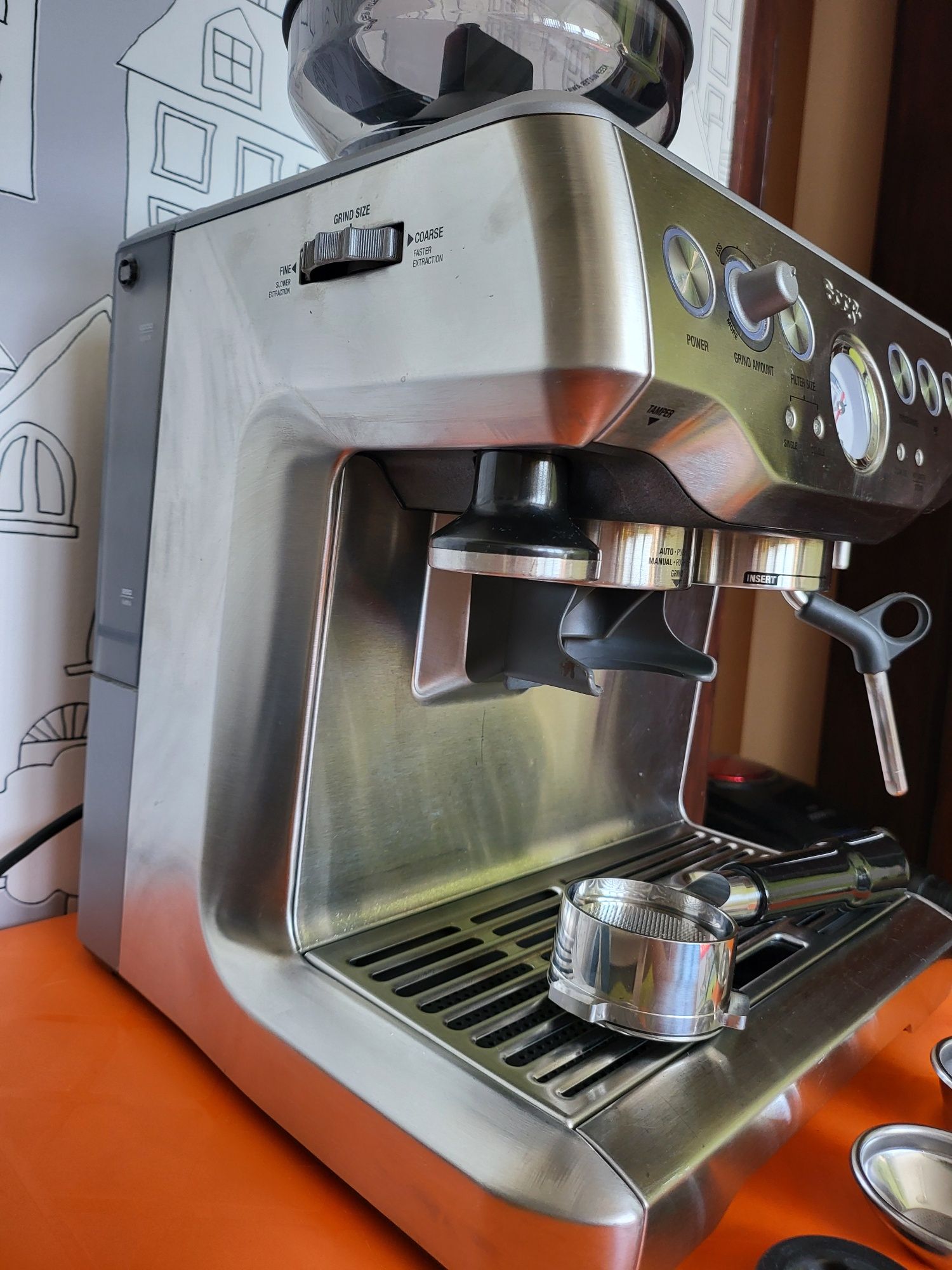 Еспресо машина SAGE Barista Express Кафемашина с кафемелачка