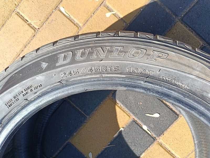 ОДНА шина 245/45 R18 - "Dunlop Winter MAXX" (Япония), всесезонная.