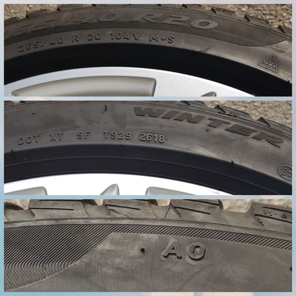 Jante Audi 20 A8 4N ultimul model 265 40 20 anv vară Pirelli