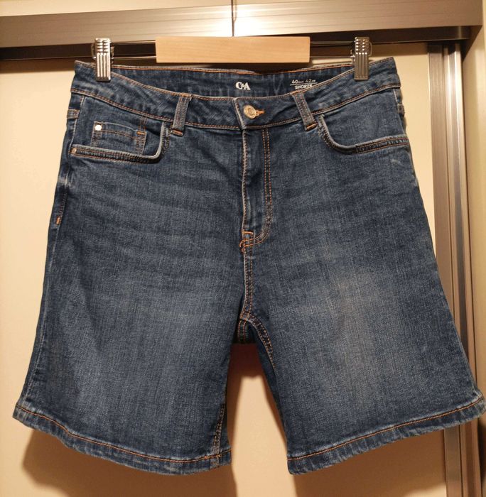 Pantaloni scurti jeans C&A albastru, mar 42 (EUR) / L