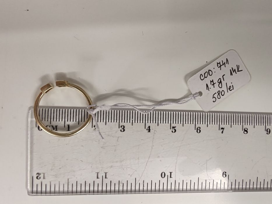 Inel damă Aur 14k Gr 1,70 cod unic 741