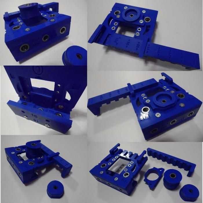 Sablon mobila plastic pentru minifix rafix dibluri