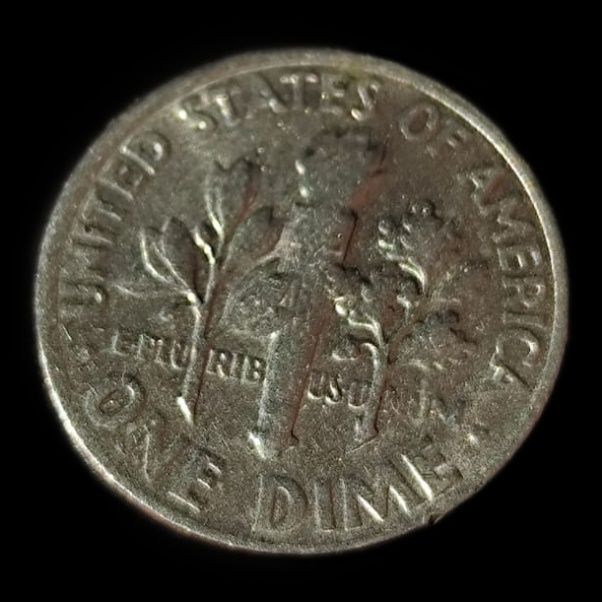 Monedă de colecție Roosevelt Dime Extreme DDR Error 1977