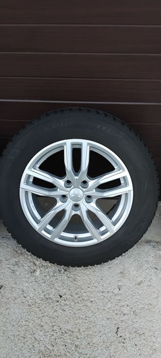 Jante aliaj originale 5x114,3 R17 Mitsubishi senzori anvelope iarna