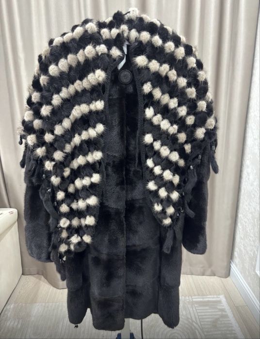 Норковая накидка новая