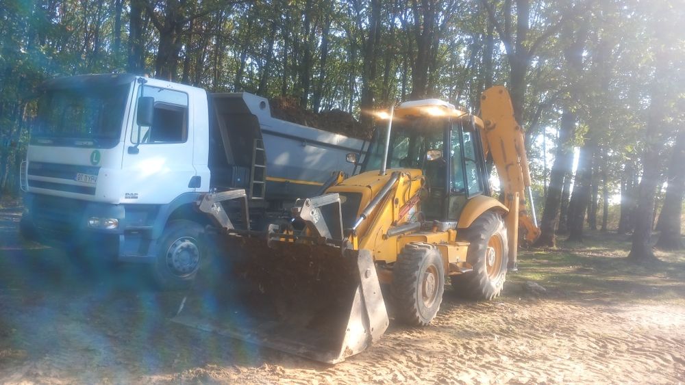 Închiriez buldoexcavator și autobasculanta