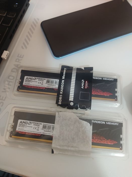 Озу ДДР5 16гб  амд 2 плашки