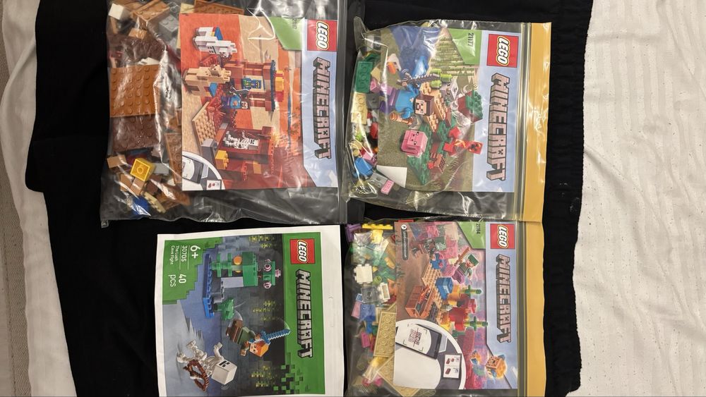 Vand seturi Lego Minecraft