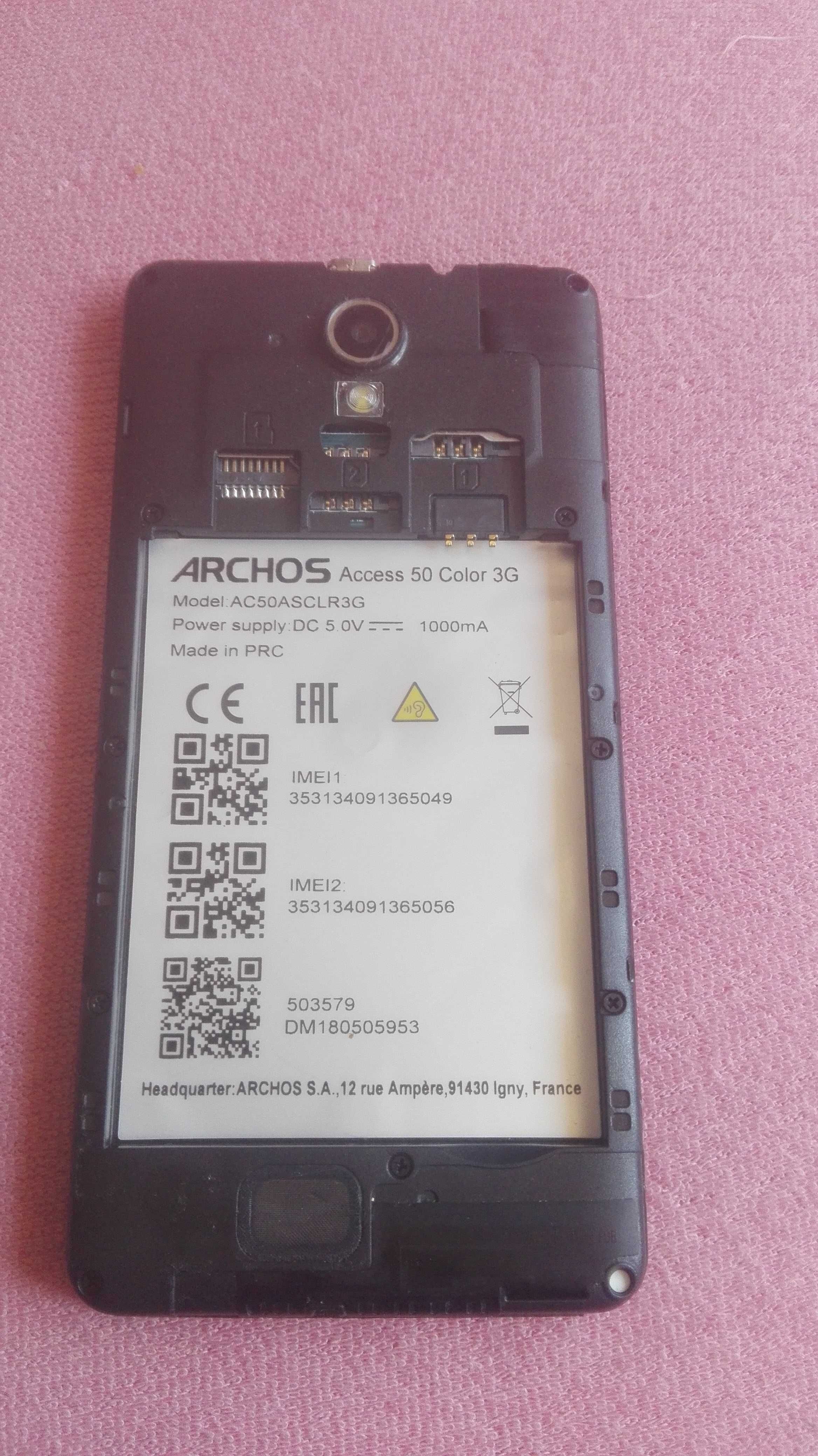 Telefon Archos access 50 color 3g Pentru piese