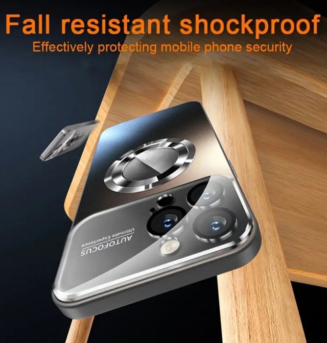 Husa titan telefon iPhone 16 pro max noua conectare wireless, magnetic