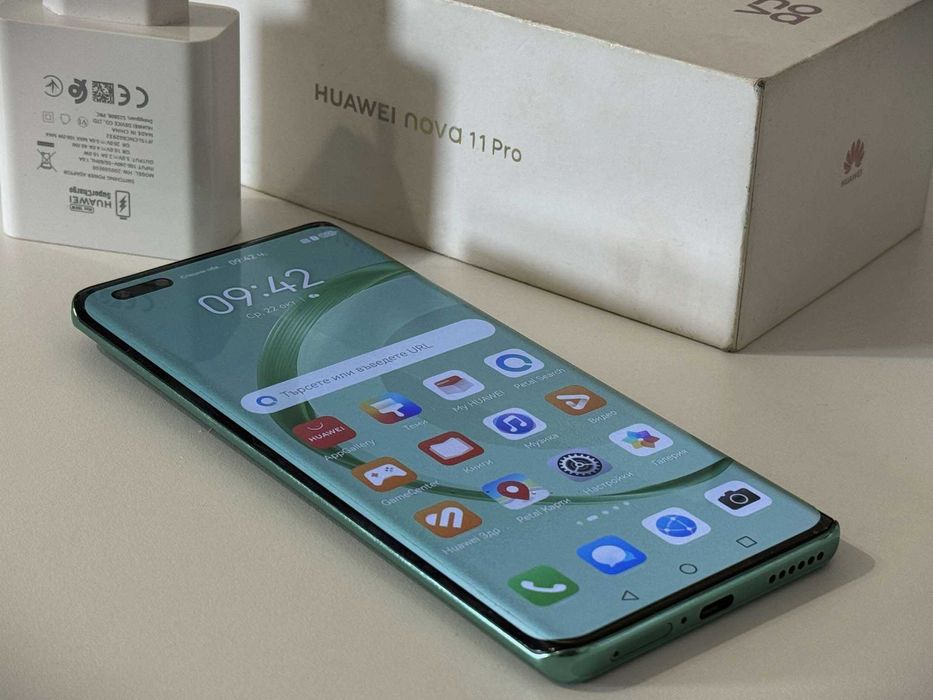 Бартер! Като НОВ! Huawei Nova 11 Pro Green (Зелен)