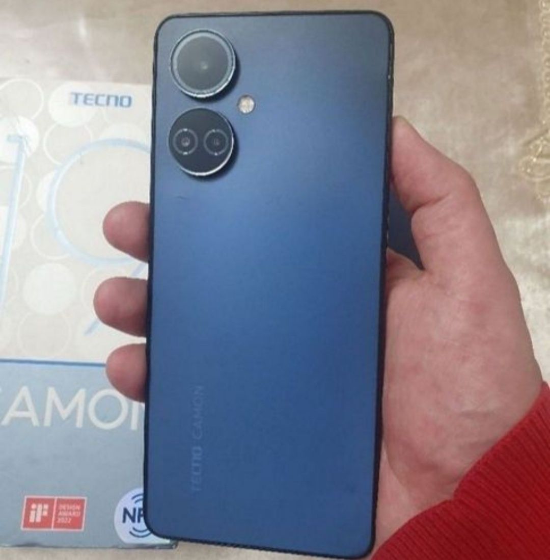 Srochna sotiladi Tecno Camon 19 6+4/128Gb Orginal Yengi madel