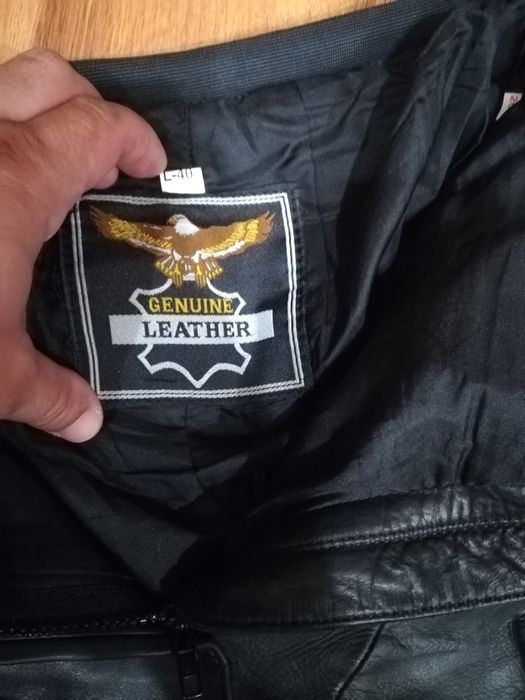 Дамски кожен мото панталон 40L