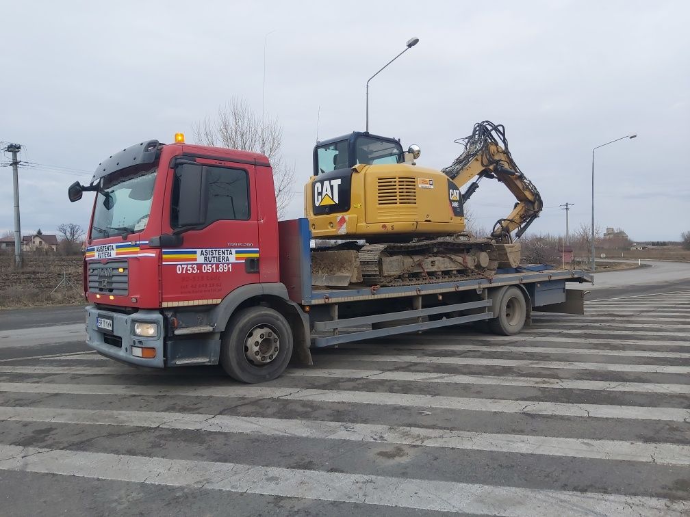 Inchiriez camion cu macara,trailer,platforma