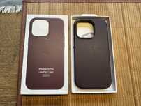 Предпазен кальф Apple Leather Case with MagSafe a iPhone 14 Pro, Ink