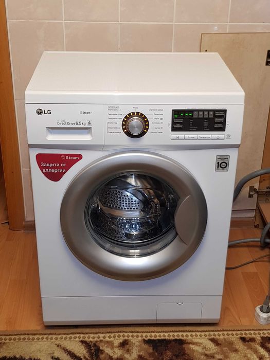 Стиральная машина LG Прямой привод 6.5кг загрузка Узкая Доставка