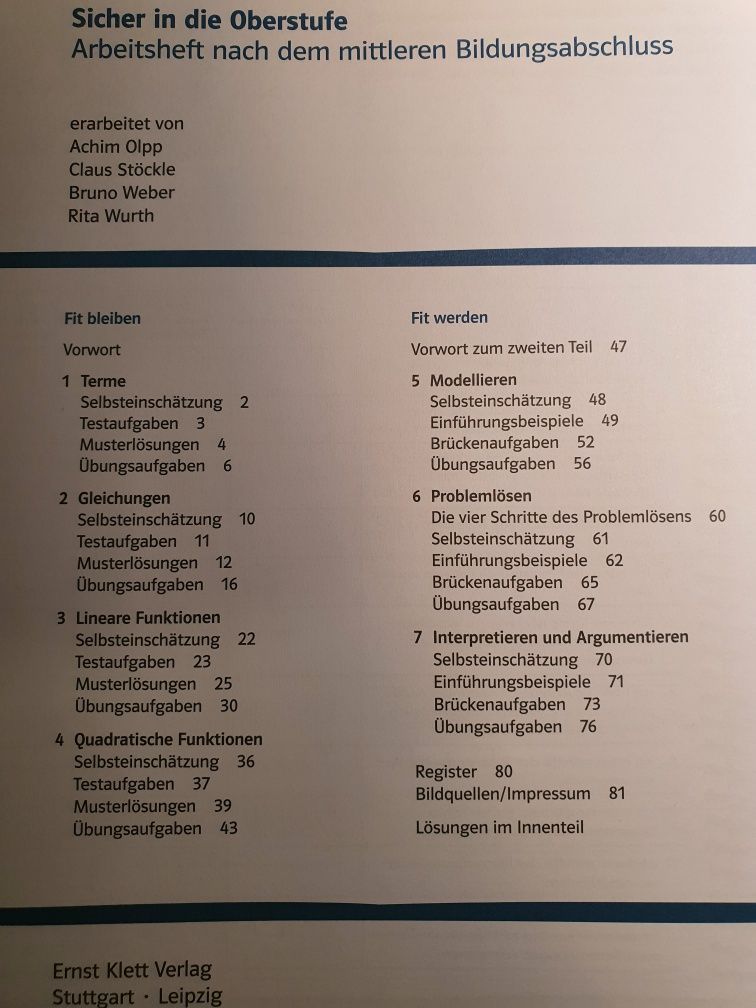 Математика раб.тетрадка на немски език