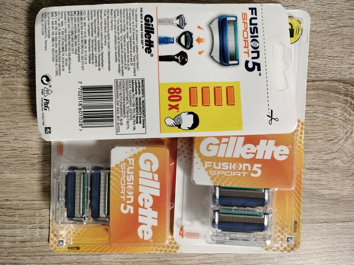 Aparat de bărbierit, ras, tuns, lame ORIGINALE - Gillette Fusion