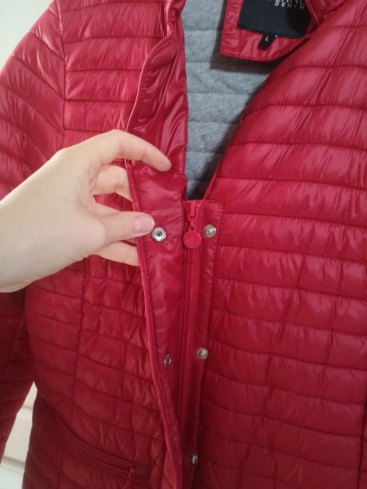 Geacă/Jachetă matlasată primăvară/toamnă M-L roșu