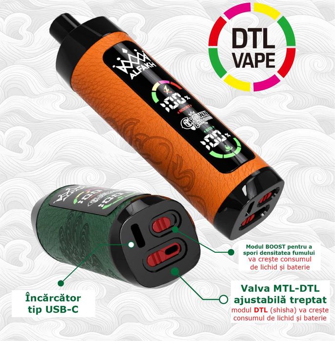 Vape/Shisha CrownBar 20.000 puff - de unică folosință