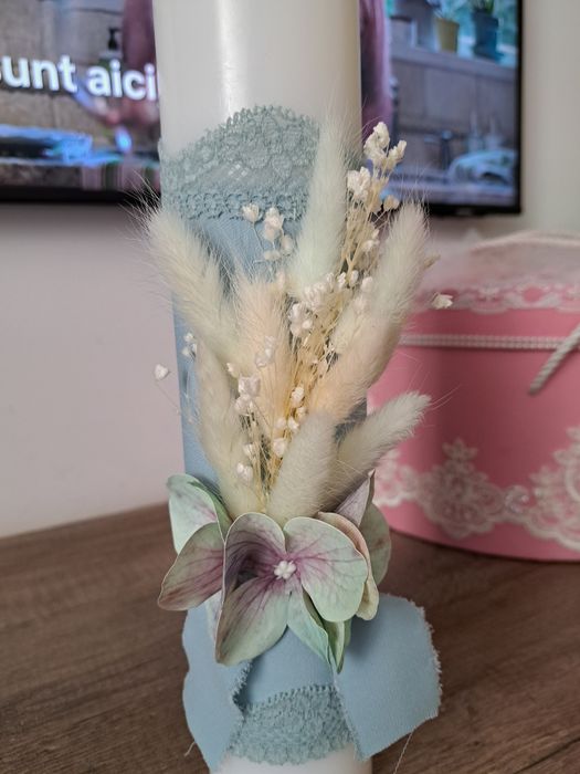 Lumanare de botez hand made