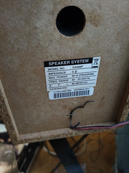 Combină Audio LG   XA66  50 Wați