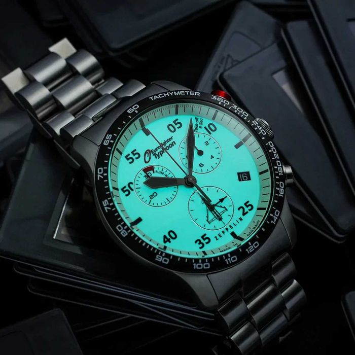 Zeppelin Eurofighter 7298M-5 Chronograph Tachymeter