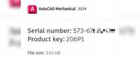 Serial Key Licență Originală pt AutoCAD Mechanical 2024 pe 3 ani!