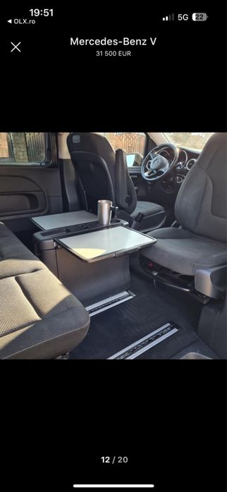 W447 Vito V class  - Suport scaun Rotativ