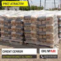 Ciment CEMROM - preț promoțional - rate fără dobândă