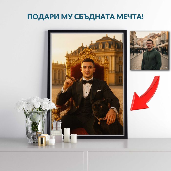 Уникален подарък – Портрет по снимка до 24 часа