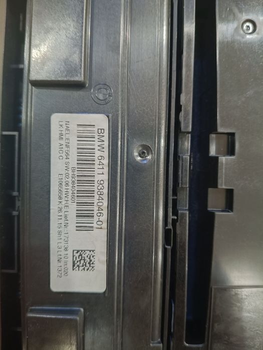 Navigație BMW (display, unitate, boxe, control temperatura, controler)