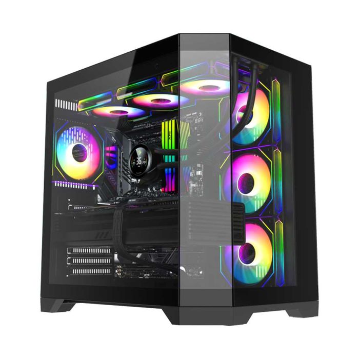 Компьютерный корпус Gamemax Hype-A WH White/Black