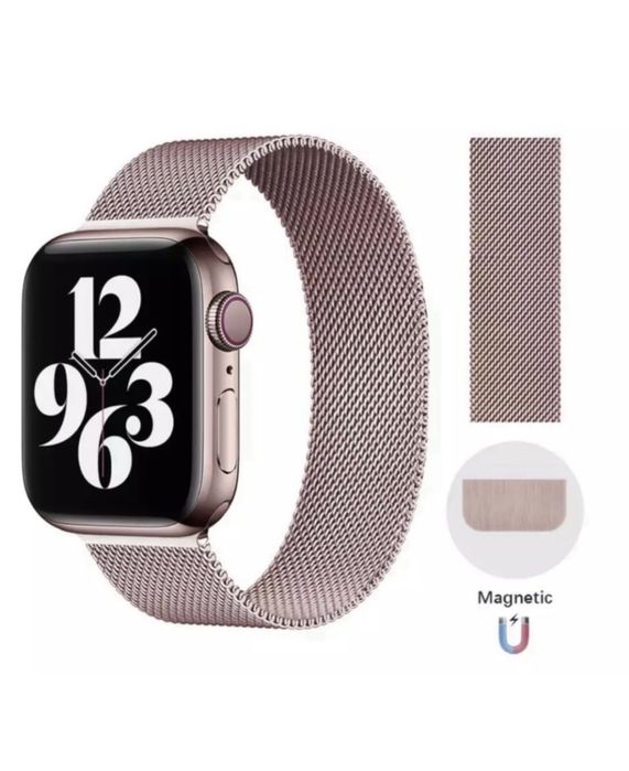 Curea Husar Metalica Milanesse Loop Compatibila Apple Iphone Seria