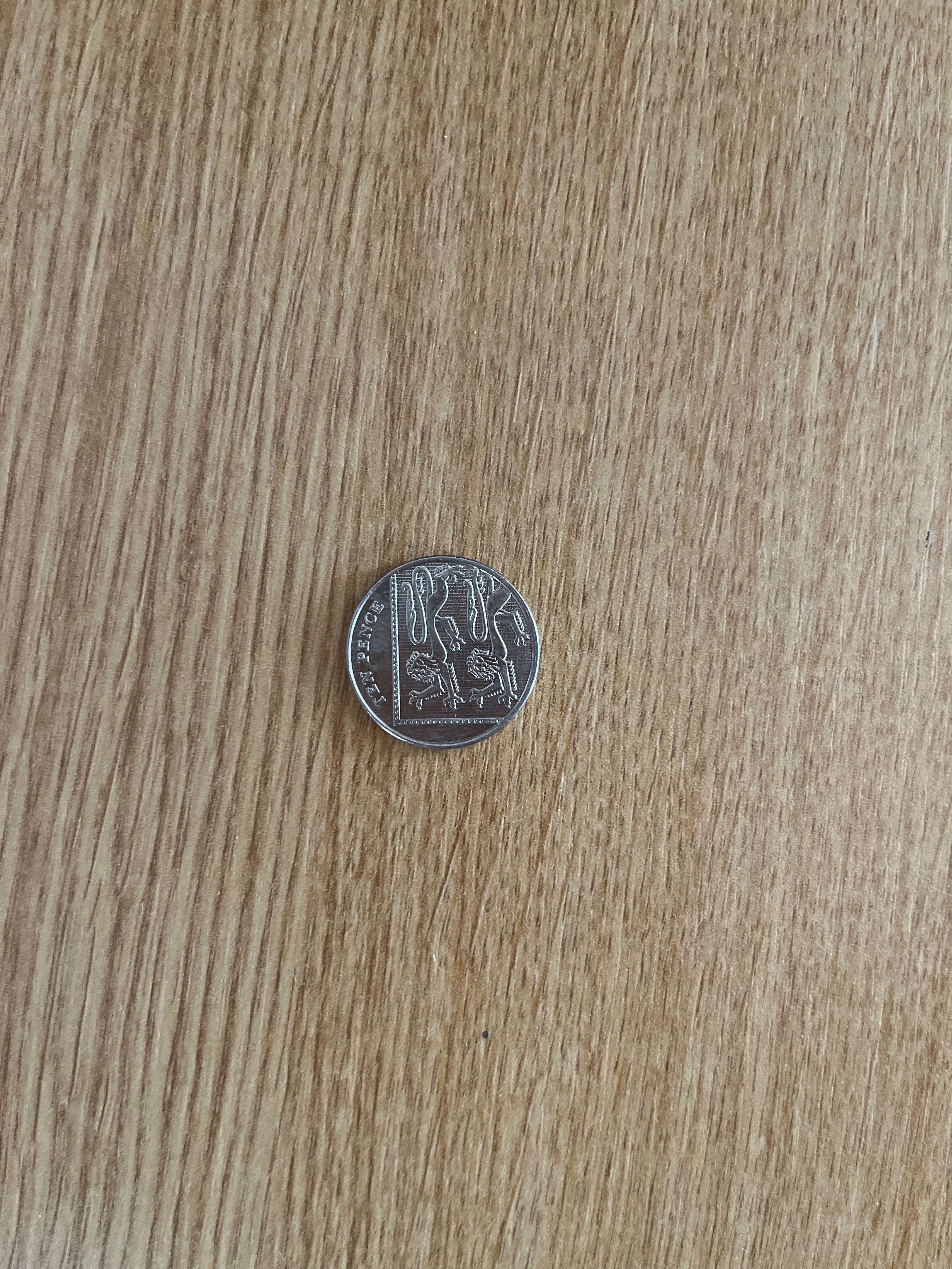 moneda ten pence 2014