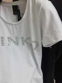 Бяла тениска Pinko; стим фит, органичен памук,ново!